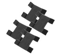 NUOBESTY 4pcs Washable Moisture-wicking Hard Hat Sweatband with Hook and Loop Closure, Universal Compatibility for Hard Hats and Welding Helmets, Comfortable Sponge and Cloth Material,