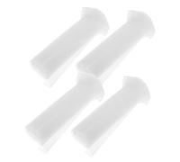 NUOBESTY 4pcs White Flower Wrapping Mesh Paper with Wavy Pearl Edge for Bouquets and Floral Arrangements Elegant Textured Design for Weddings Valentine Day and Special Occasions