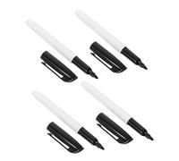 NUOBESTY 4pcs Whiteboard Markers Water-based Erasable Pens with Broad Tip for Clear Writing Teacher Dry Erase Markers for Classroom Office and Art Use Wipe Clean Without Trace