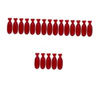 NUOBESTY 4sets Realistic Blood Makeup Props Washable Fake Blood Gel Halloween Party Toy Artificial Prop Horror Cosplay 5pcs*4