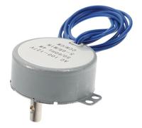 NUOBESTY 4w Ac Synchronous Motor 100- Slow Rotating 5-6 Revolutions Per Minute Cw/ccw Direction round Shaft for Christmas Ornaments, Model Kits, and Halloween Props