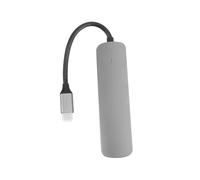 NUOBESTY 5-in-1 Usb-c Hub with 5gbps Speed Aluminum Alloy Multi-port Adapter for USB Drive Printer
