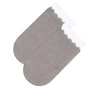 NUOBESTY 5 Pcs Anti-sweat Finger Cover Screen Touch Game Finger Cot Breathable No Falling off Nylon Silver Fabric Conductive Fiber Gaming Mobile Phone Use