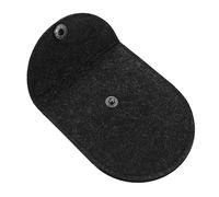 NUOBESTY 5 Pcs Compact Portable Felt Storage Pouch Mini Protective Bag for Earbuds Charging Cables Memory Cards Stylish Design Easy to Carry for Purses and Pockets