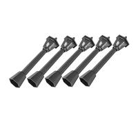 NUOBESTY 5 Pcs Mini Street Lamp Model Resin Landscape Ornaments for Dollhouse Decoration Wear Resistant Eco Friendly Miniature Lamp Posts Creative Small Street Lights for DIY Scenery