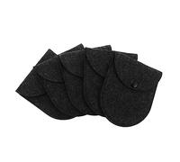 NUOBESTY 5 Pcs Portable Felt Storage Pouch Lightweight Mini Protective Bags for Accessories Jewelry Durable Weather Resistant Design