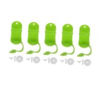 NUOBESTY 5 Sets Parrot Birdcage Food Feeder Stands with Cuttlefish Skeleton Fruit and Vegetable Holder Bird Feeding Supplies for Cage