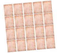 NUOBESTY 50 Sheets Vintage Double-Sided Writing Paper Old Looking Parchment Style for Printing Drawing Invitations Resume Ink Friendly Smudge Resistant Space Saving Stationery
