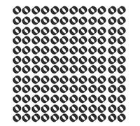 NUOBESTY 500pcs Black Silicone Cable Ties Elastic Cord Wrapping Bands for Power Cables and Wires Flexible and Prevents Tangling Mini 0.3 Inch Rings for School and Travel Management