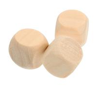 NUOBESTY 500Pcs Wooden Square Blocks DIY Blank Dice for Crafting Smooth Surfaces for Painting Engraving for Learning Puzzles and Creative Projects