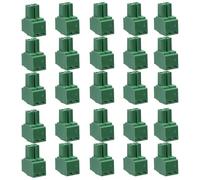 NUOBESTY 50Pcs 3.81Mm Pitch Green 2P Screw Terminal Block Connectors Straight Pin Pcb Electrical Wiring Terminal Connectors for Circuit Board Applications