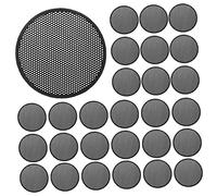 NUOBESTY 50pcs Adhesive Dust Stickers for Speaker Mesh Dust Protection for Electronic Accessories PVC Cover Without Affecting Sound Quality