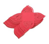NUOBESTY 50pcs Butterfly Truffle Wrappers Elegant Candy Boxes with Artistic Hollow Design Sturdy Construction for Muffins Cupcakes and Desserts Packaging