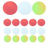NUOBESTY 50pcs Changing Light Film Adhesive Filter Sheets for DIY Living Ambient Lighting Stickers Gel Light Filter Warm Film Self Adhesive Sheets