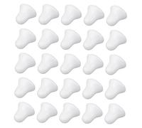 NUOBESTY 50pcs Christmas Bells Ornament Set 5cm White Foam Jingle Bell Models Christmas Modelling Polystyrene Jingle Mould for Boys and Girls