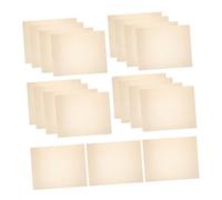 NUOBESTY 50pcs Handmade Semiripe Rice Paper with Antique Color Soft Xuan Calligraphy Writing Paper for Chinese Japanese Brush Painting and Sumi Ink Practice