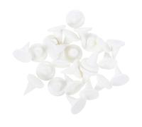 NUOBESTY 50pcs Kiln Resistant Ceramic Nails High Temperature Refractory Pottery Kiln Furniture Tools for Clay Art DIY Artists Stable Support for Firing Ceramic