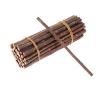 NUOBESTY 50pcs Natural Wood Branch Sticks for Crafts DIY Twigs for Home Decor Creative Wood for Artists and Hobbyists Model Building