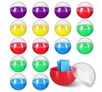 NUOBESTY 50pcs Plastic Fillable Balls 1. 77 Inch Round Containers