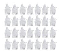 NUOBESTY 50pcs Silver Origami Paper Cranes with Lightweight Hanging Solution, Creative Luxurious Finish for Birthday Crane Decorations and Origami Home Decoration