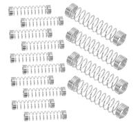 NUOBESTY 50pcs Stainless Steel Small Compression Springs Wire Diameter X Ballpoint Pen Pressure Springs Kit for Office School Writing Tools Replacement