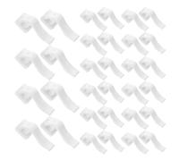NUOBESTY 50pcs White Plastic Radiator Hooks with Universal Compatibility, Portable Abs Plastic Mounting Brackets for Radiator Racks, for Bathroom and Kitchen Organisation