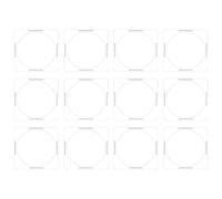 NUOBESTY 50pcs White Square Wax Warmer Paper Mats for Wax Heater Stain Resistant and Easy to Install Protects Heater from Spills and Residue Accessory for Unhairing Machines