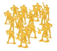 NUOBESTY 54Pcs Miniature Workers Figures Set Realistic Engineering Man Models for Creative Play for DIY Projects and Educational Scenarios Durable Plastic Construction