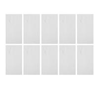 NUOBESTY 560pcs White Blank Jewelry Price Tags with Hanging Strings - Writable Paper Pricing Labels for Retail Store Display, Clothing, and Business Use