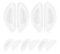 NUOBESTY 5pairs Slip Nose Pads for Glasses Silicone Nose Pad Cushions for Eyeglasses Slip for Daily Use and Comfortable Fit