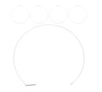 NUOBESTY 5pcs 31cm Washing Machine Door Seal Gasket Replacement with Stainless Steel Spring Retaining Rings for Front Loading Washer Prevents Water Leaks Compatible with Midea and Little