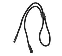 NUOBESTY 5Pcs Adjustable Eyeglasses Chains Black Glasses Straps Elastic Fiber Lanyards Anti-lost Sunglasses Holders Practical for Men Women