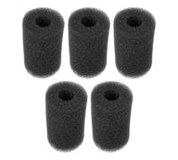 NUOBESTY 5pcs Black Pre Filter Sponge Rolls for Aquarium Fish Tank Filters Efficient Water Flow with Debris Prevention Suitable for Shrimp in Aquariums