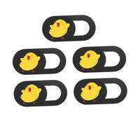 NUOBESTY 5PCS Cartoon Chicken Webcam Cover Slide for Laptop Tablet Easy to Use Privacy Protection Durable Material Unique Decorative Design for Desktop Mobile