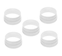 NUOBESTY 5pcs Dryer Duct Connector Reducer for Range Hood Kitchen Vent Adapter with Leak Design Compatible with Duct for Easy Installation and Connection