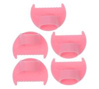 NUOBESTY 5pcs Edge Lock Sewing Gauge - Seam Guide Measuring Tool - 4mm Quilting Ruler for Patchwork - Precision Sewing Alignment Ruler for Straight Stitching