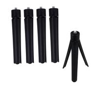NUOBESTY 5pcs Foldable Mini Tabletop Tripod Lightweight Phone and Camera Stand with Screw Stable Portable Tripod Compatible with DSLR Mirrorless Action Cameras LED Lights and Smartphones
