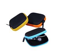 NUOBESTY 5pcs Headphone Storage Box Earphone Case for Headphone Usb Cable Pouch Mini Storage Boxes Portable Travel Case
