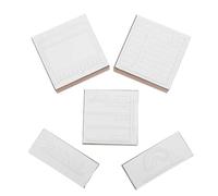NUOBESTY 5pcs Japanese Journal Stamps Set with Intricate Design, Portable Rubber and Density Board Material, for Meal Planning and DIY Scrapbooking Crafts