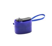 NUOBESTY 5pcs Mini Hand Cranking USB Charger Emergency Phone Power Supply with Connectors USB Cable Blue Portable Lightweight for Travel Use
