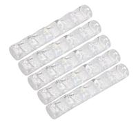 NUOBESTY 5pcs Nail Art Brush Holder Stand with 5 Slots Resin Nail Brush Organizer Featuring a Widened Base at Home or Busy Salons
