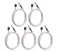 NUOBESTY 5pcs Ntc100k Thermistor Sensor 3d Printer Accessories High-temperature Resistant Flexible Wire Plastic Stainless Steel Internal Temperature-measuring Package for 3d Printer