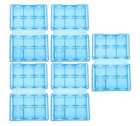 NUOBESTY 5pcs Portable Game Card Organizer Compact Storage Case with Slots for Secure Card Management Lightweight Design for Dust and Scratch Protection Travel Friendly