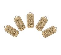 NUOBESTY 5pcs Retro Insect Charms for DIY Jewelry Making Vintage Bug Pendants for Necklace Bracelet Earrings Lightweight Craft Accessories Gift