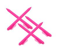 NUOBESTY 5pcs Ribbon Shaped Ballpoint Pens Smooth Writing Decorative Note Taking Pens for Cancer Awareness Fundraising Volunteers Pink