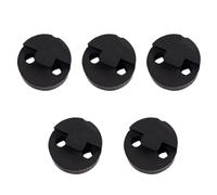 NUOBESTY 5pcs Rubber Violin Practice Mute Silencing Performance Muted Sound round Style Fiddle Mute Accessory for Violin Players Quiet Practice Sessions