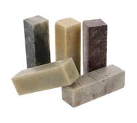 NUOBESTY 5pcs Small Chinese Seal Stone Blocks 1.5x1.5x5cm Stones for Calligraphy Seal Engraving Practice and Decorative Crafts