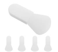 NUOBESTY 5pcs Soft Silicone Facial Mask Applicator Brushes Mini Clay Mask Spatulas Portable Short Handle Beauty Tools and Cream Application