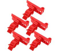 NUOBESTY 5pcs Wall-Mounted Pegboard Hooks Heavy-Duty Tool Bracket for Auto Detailing Organizer Polisher Holder Rack Garage Storage Accessories