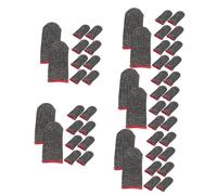 NUOBESTY 5sets 10pcs Ultra Thin Breathable Gaming Finger Covers Sweat Thumb Sleeves for Enhanced Touch Sensitivity and Flexibility During Mobile Gaming 10pcs*5